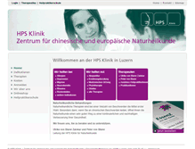 Tablet Screenshot of hpsklinik.ch